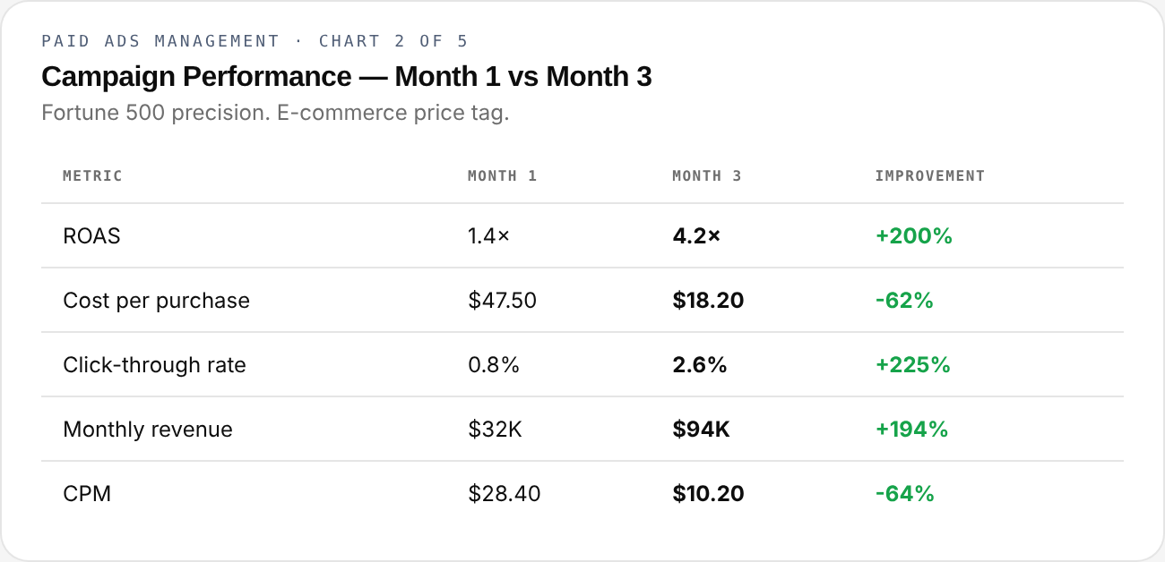 Paid Ads Management — chart 2 of 5